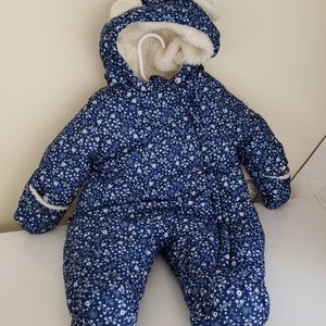 Hooded snowsuit